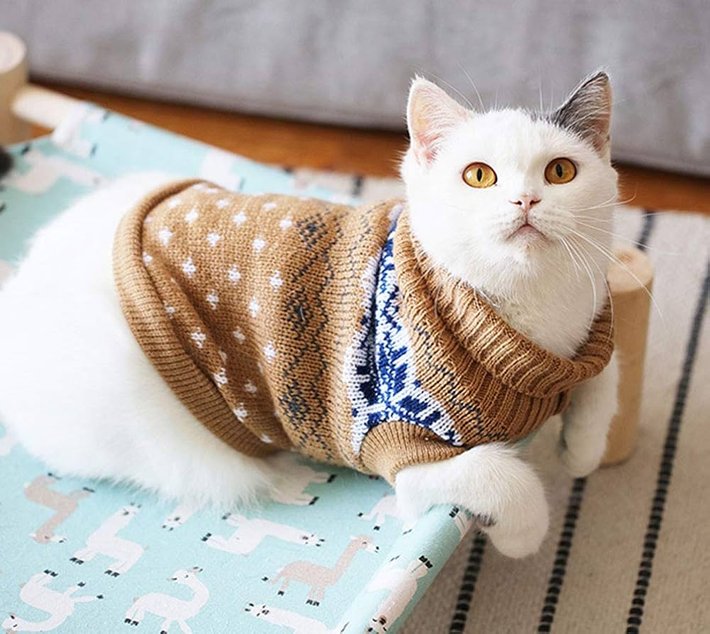 Knitted Cat Sweater